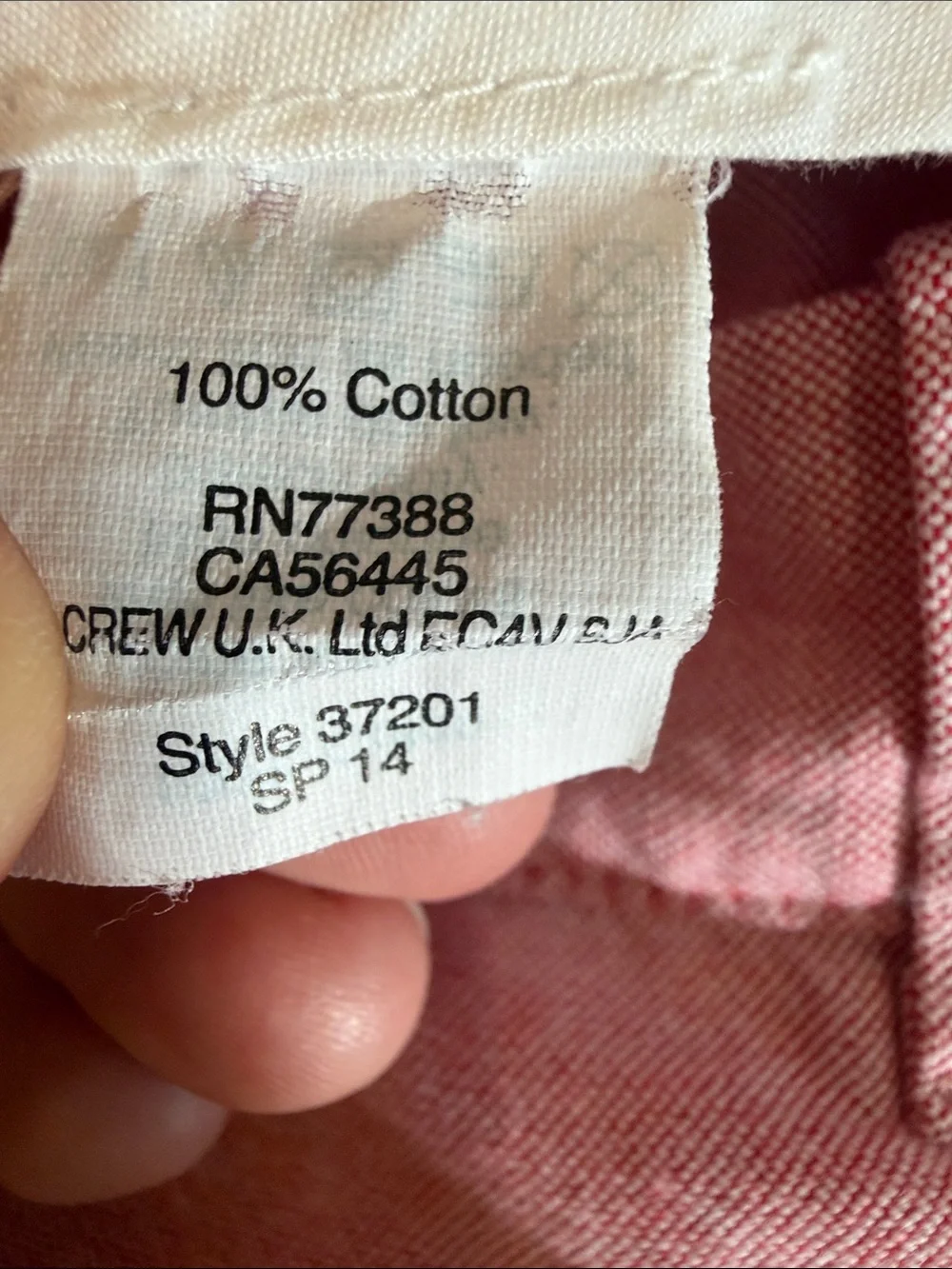J. Crew Men's 100% Cotton Flat-Front Light Red Casual Shorts, 32
